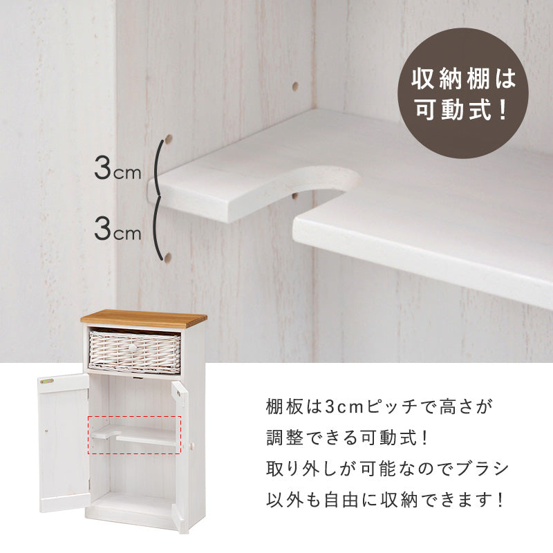 トイレラック 収納家具 トイレ収納 編み上げバスケット カントリー 個性 トイレ ラック 温かみ 編み上げ