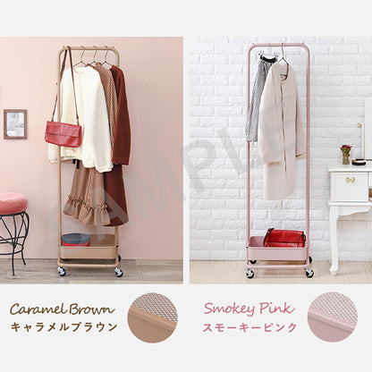 ハンガーラック 収納家具 バスケット ハンガー ラック おしゃれ 北欧 シンプル モダン オープン コンパクト