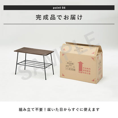 ラック 収納家具 本棚 木材 細め アイアン ミニテーブル 壁際 インテリア ミニ テーブル おしゃれ 北欧