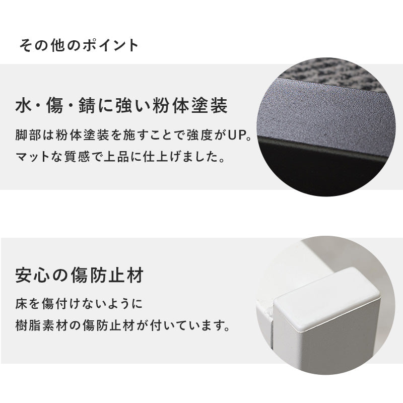 フリーテーブル センターテーブル 素材感 リアル 天板 スチール脚 コントラスト 存在感 インテリア 発揮