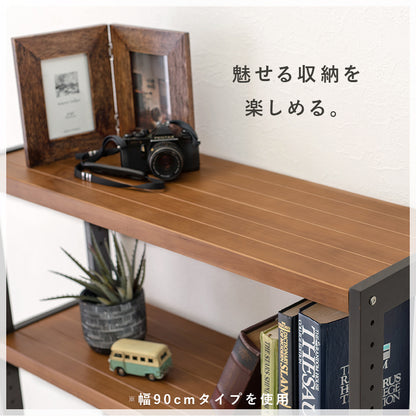 ラック 収納家具 本棚 細かい 天然木 天然 おしゃれ 北欧 シンプル モダン オープン コンパクト スリム 大容量
