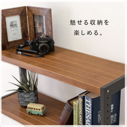 ラック 収納家具 本棚 細かい 天然木 天然 おしゃれ 北欧 シンプル モダン オープン コンパクト スリム 大容量