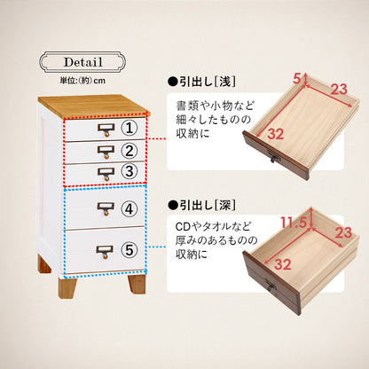 収納家具 ランドリー クリア ファイル 書類チェスト 桐製 引出し ネーム ひと目 おしゃれ 北欧 シンプル