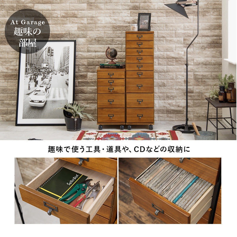 収納家具 ランドリー 多段チェスト キャスター 移動 引出し クリア ファイル おしゃれ 北欧 シンプル モダン