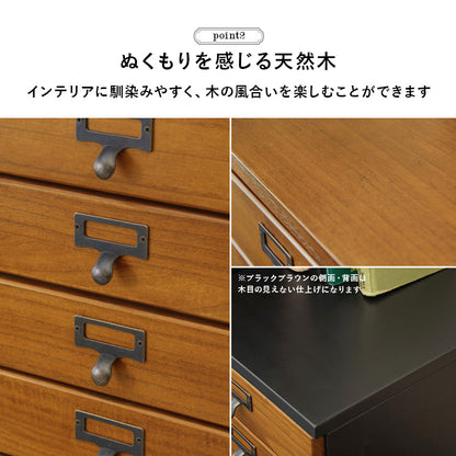 収納家具 ランドリー 多段チェスト キャスター 移動 引出し クリア ファイル おしゃれ 北欧 シンプル モダン