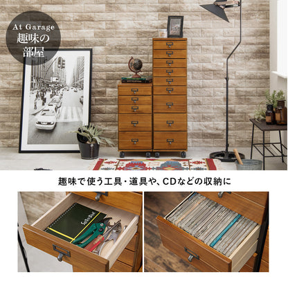 収納家具 ランドリー 多段チェスト キャスター 移動 引出し クリア ファイル おしゃれ 北欧 シンプル モダン