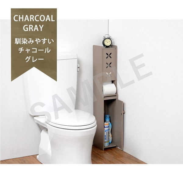 トイレラック 収納家具 トイレ収納 収納 ペーパーロール 掃除ブラシ スペース ペーパー ロール 掃除 ブラシ