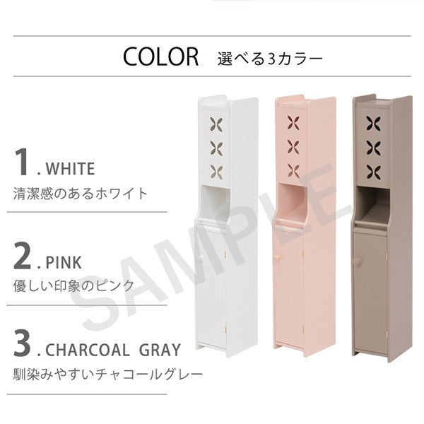 トイレラック 収納家具 トイレ収納 収納 ペーパーロール 掃除ブラシ スペース ペーパー ロール 掃除 ブラシ