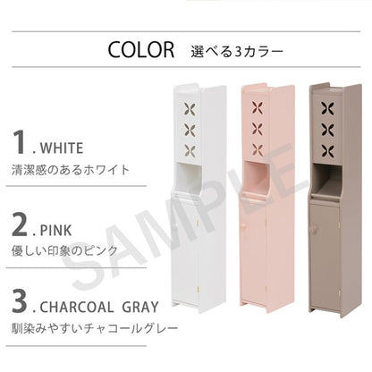 トイレラック 収納家具 トイレ収納 収納 ペーパーロール 掃除ブラシ スペース ペーパー ロール 掃除 ブラシ