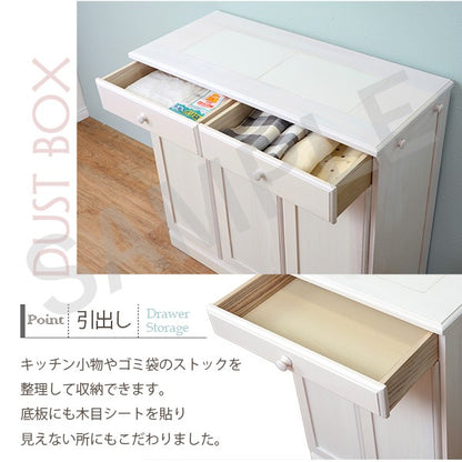 ダストボックス キッチン収納 ゴミ箱 収納 天然木パイン 天然 パイン 温もり ダスト ボックス