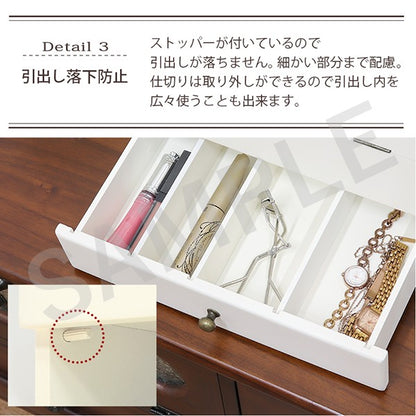 コスメボックス ドレッサー 可愛い アンティーク 金具 大人 コスメ ボックス メイクチェック メイク チェック