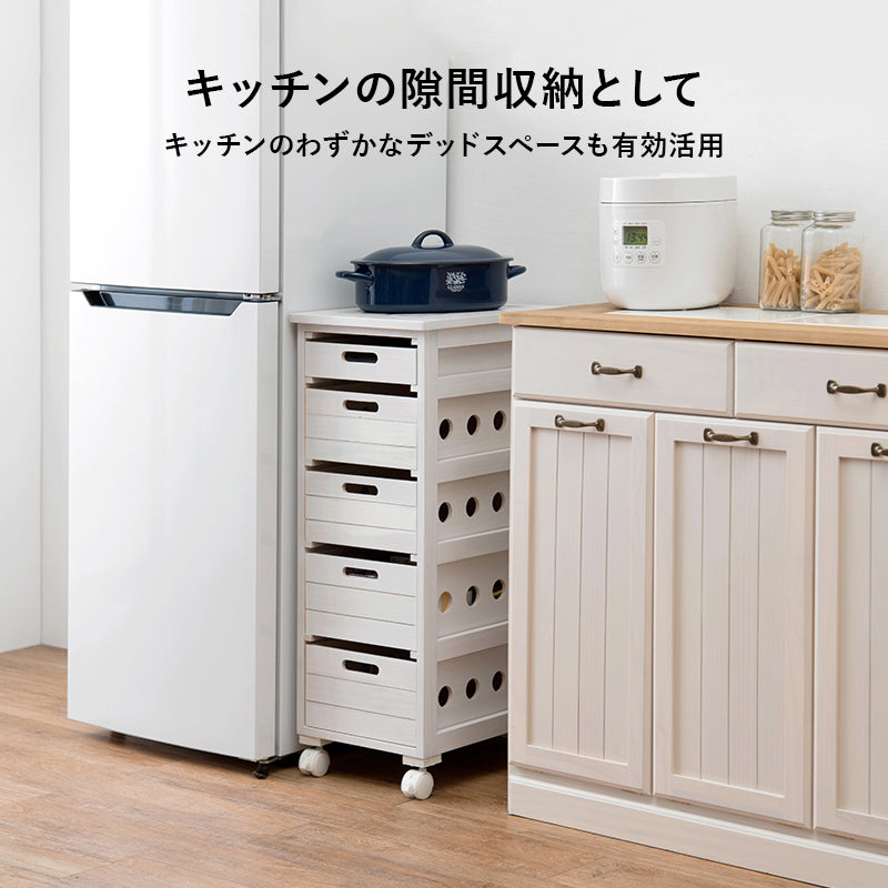 ストッカー キッチン収納 ワゴン 幅30 タイル天板 熱い キッチン 重宝 タイル 天板 便利 おしゃれ 北欧