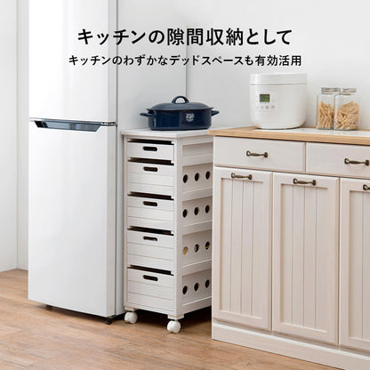 ストッカー キッチン収納 ワゴン 幅30 タイル天板 熱い キッチン 重宝 タイル 天板 便利 おしゃれ 北欧