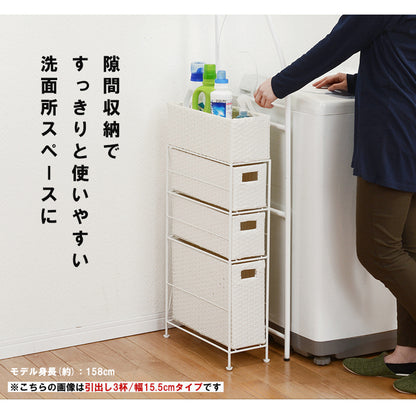ランドリー 収納家具 チェスト 収納 通気 引出し 水回り おしゃれ 北欧 シンプル モダン コンパクト スリム