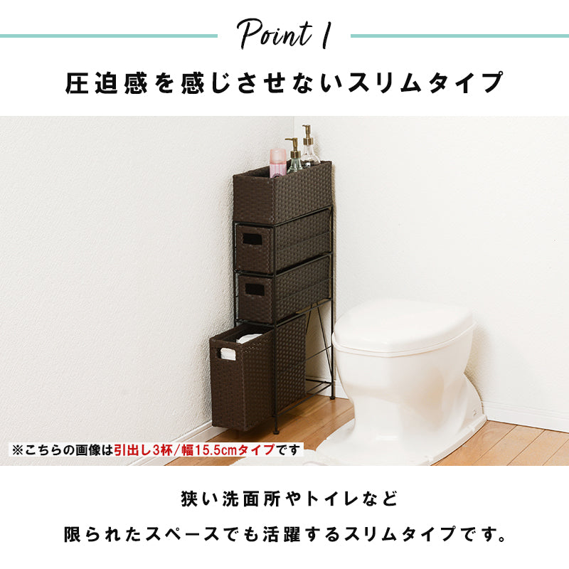 ランドリー 収納家具 チェスト 収納 通気 引出し 水回り おしゃれ 北欧 シンプル モダン コンパクト スリム