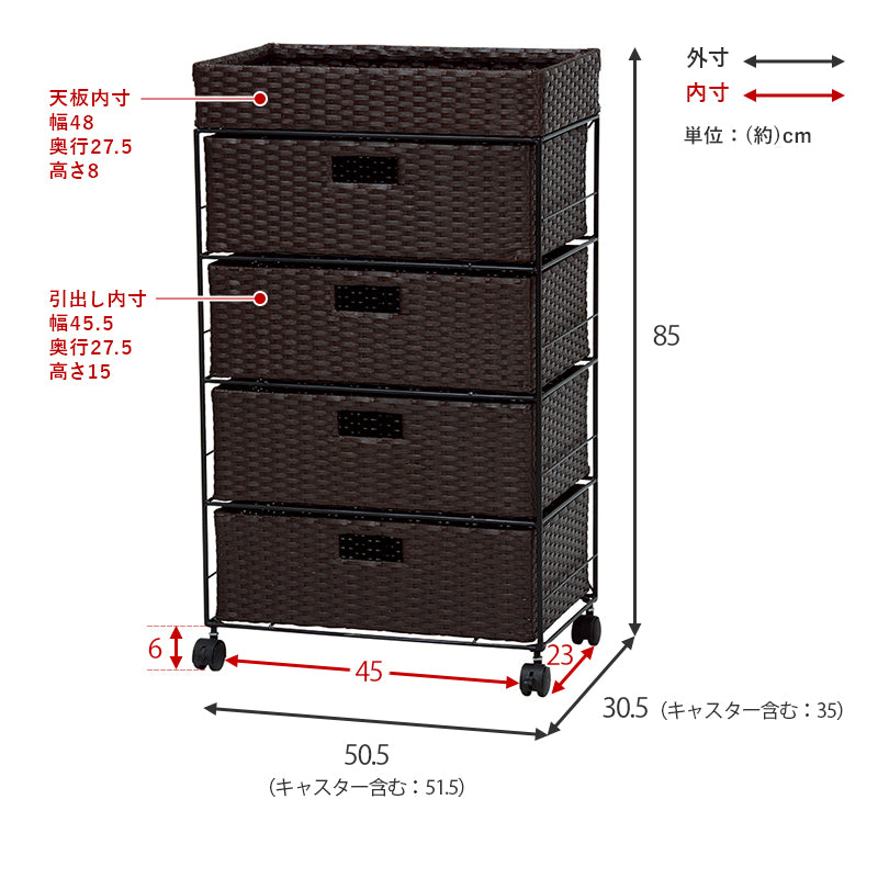 ランドリー 収納家具 チェスト 収納 通気 引出し 水回り おしゃれ 北欧 シンプル モダン コンパクト スリム