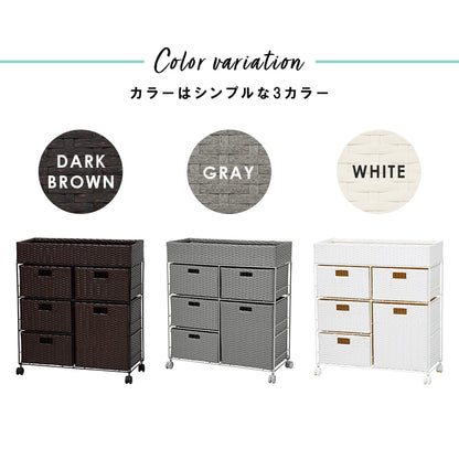 ランドリー 収納家具 チェスト 収納 通気 引出し 水回り おしゃれ 北欧 シンプル モダン コンパクト スリム