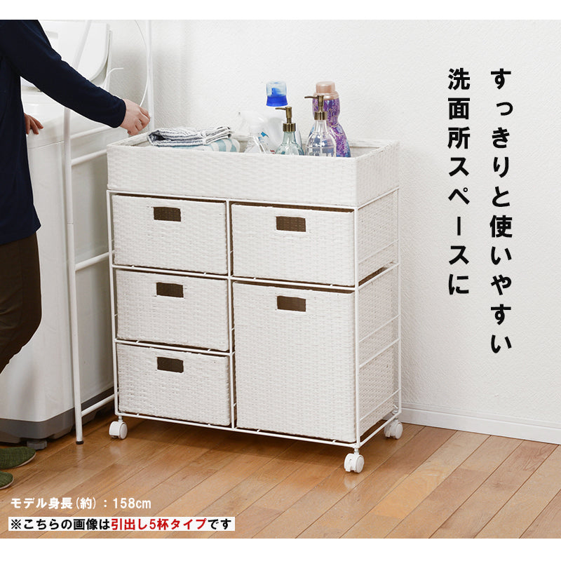 ランドリー 収納家具 チェスト 収納 通気 引出し 水回り おしゃれ 北欧 シンプル モダン コンパクト スリム