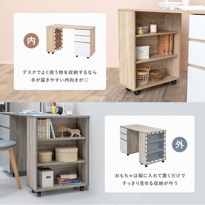 システムベッド ベッド ロフトベッド 収納スペース テーブル ワゴン システム 活用 子供 収納 スペース 確保