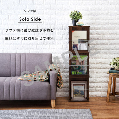 ブックスタンド 収納家具 ラック 本棚 おしゃれ 北欧 シンプル モダン オープン コンパクト スリム 大容量