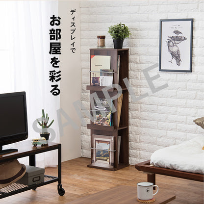 ブックスタンド 収納家具 ラック 本棚 おしゃれ 北欧 シンプル モダン オープン コンパクト スリム 大容量