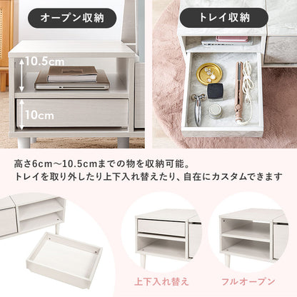 コスメテーブル テーブル センターテーブル 天板 ドレッサー センター 幅95cm おしゃれ 北欧 シンプル モダン