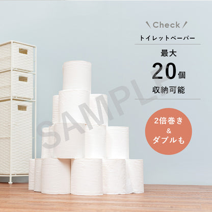 トイレットペーパーホルダー 収納家具 トイレ収納 トイレラック 隙間 トイレ ラック ペーパーロール 通気