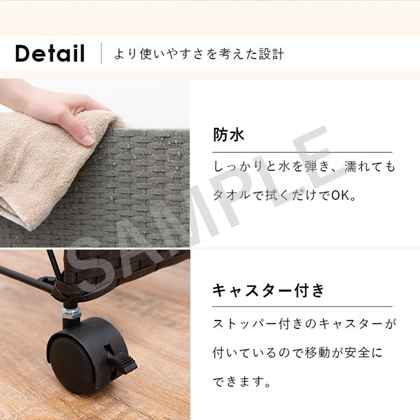 分別ごみ箱ラック キッチン収納 ダストボックス ビニール袋 ダストワゴン ビニール 分別 ダスト ワゴン 樹脂