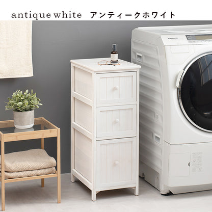 チェスト 収納家具 ランドリー 長年愛用 アンティーク加工 可愛らしい シャビ おしゃれ 北欧 シンプル モダン
