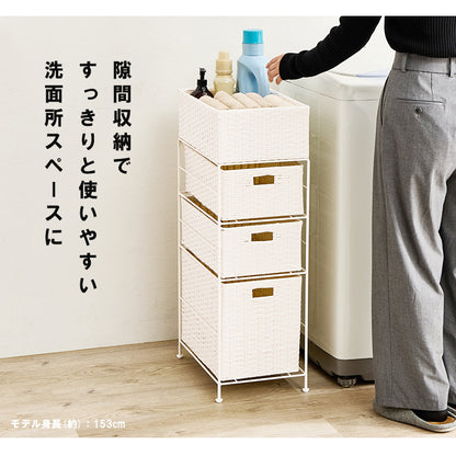 ランドリー 収納家具 チェスト 収納 通気 引出し 水回り おしゃれ 北欧 シンプル モダン コンパクト スリム