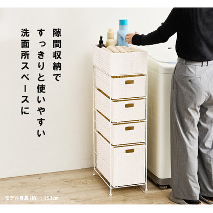 ランドリー 収納家具 チェスト 収納 通気 引出し 水回り おしゃれ 北欧 シンプル モダン コンパクト スリム