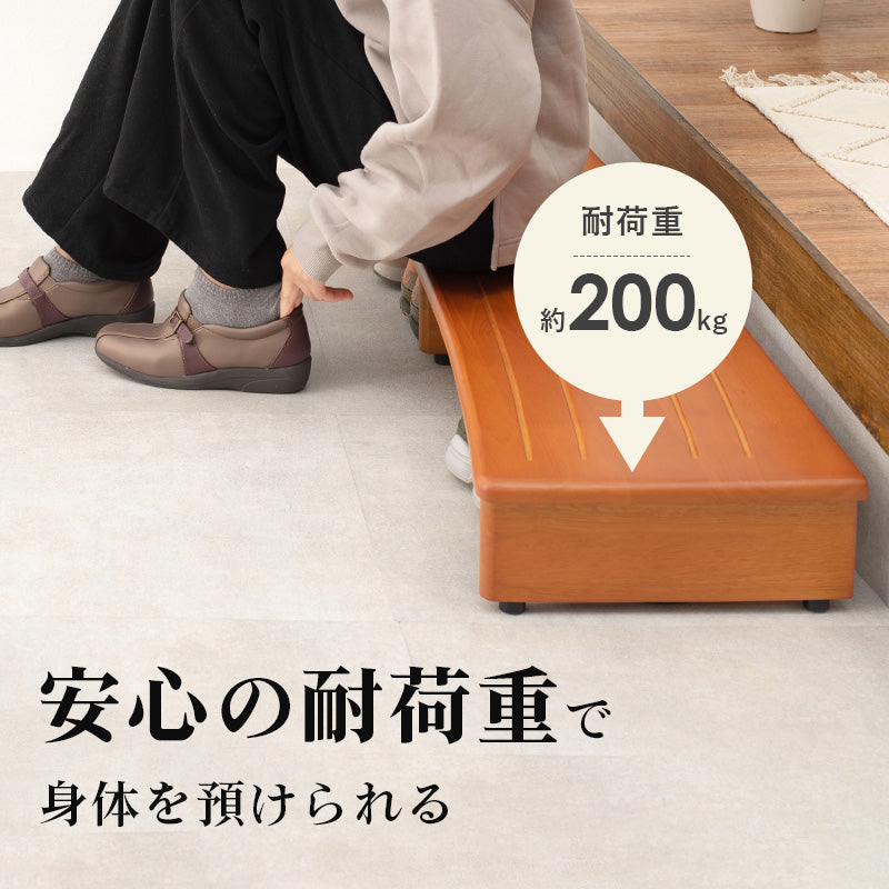 玄関踏み台 玄関 収納家具 押入れ収納 脱ぎ履き 踏み台 高齢 段差 苦手 ツキ アジャスター おしゃれ 北欧