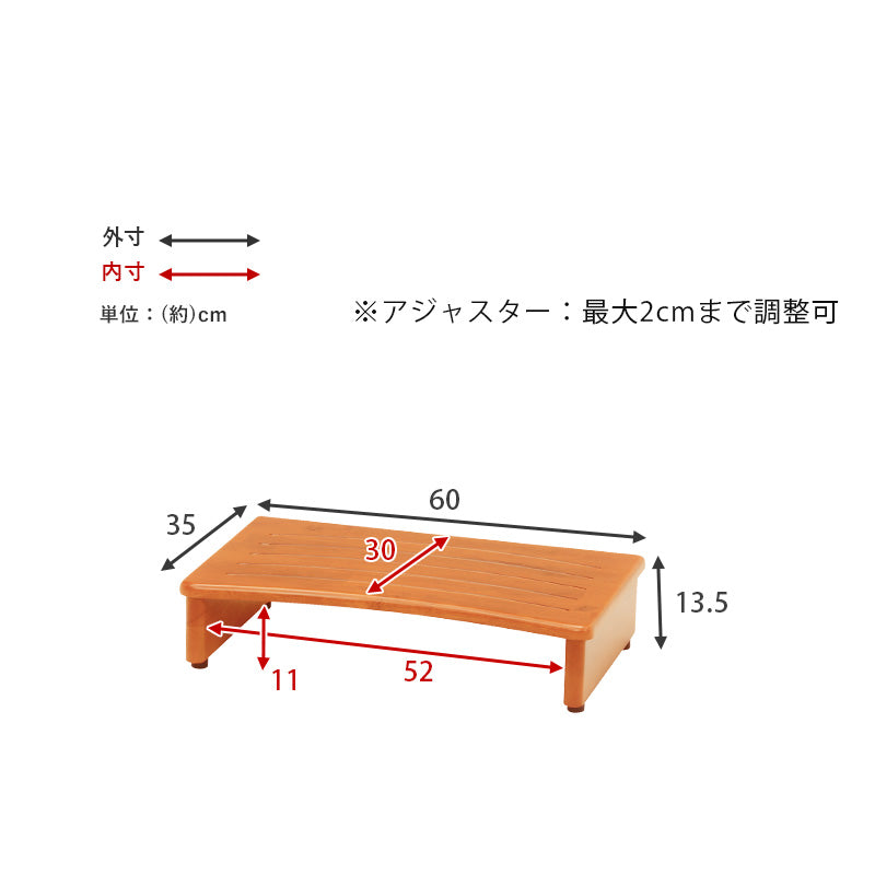 玄関踏み台 玄関 収納家具 押入れ収納 脱ぎ履き 踏み台 高齢 段差 苦手 ツキ アジャスター おしゃれ 北欧