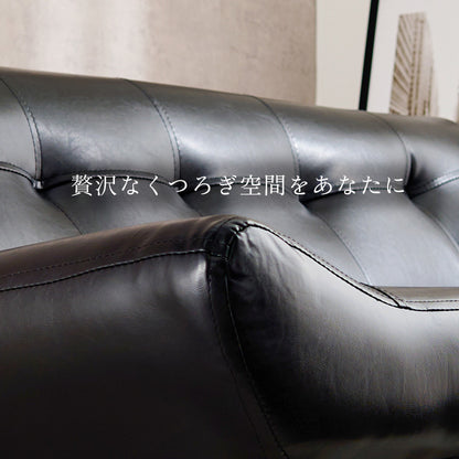 ソファ 2P カウチソファ ワイド座面 贅沢 くつろぎ 時間 ワイド 座面 開放感 ロータイプ 開放 ロー タイプ