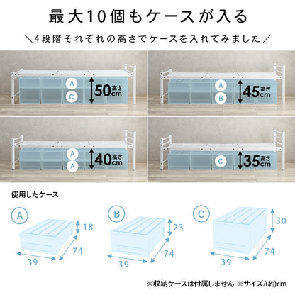 シングルロングベッド シングルベッド ロングサイズ 敷布 床面下 収納 ニュアンスカラー オシャレ セミダブル
