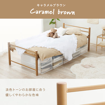 シングルロングベッド シングルベッド ロングサイズ 敷布 床面下 収納 ニュアンスカラー オシャレ セミダブル
