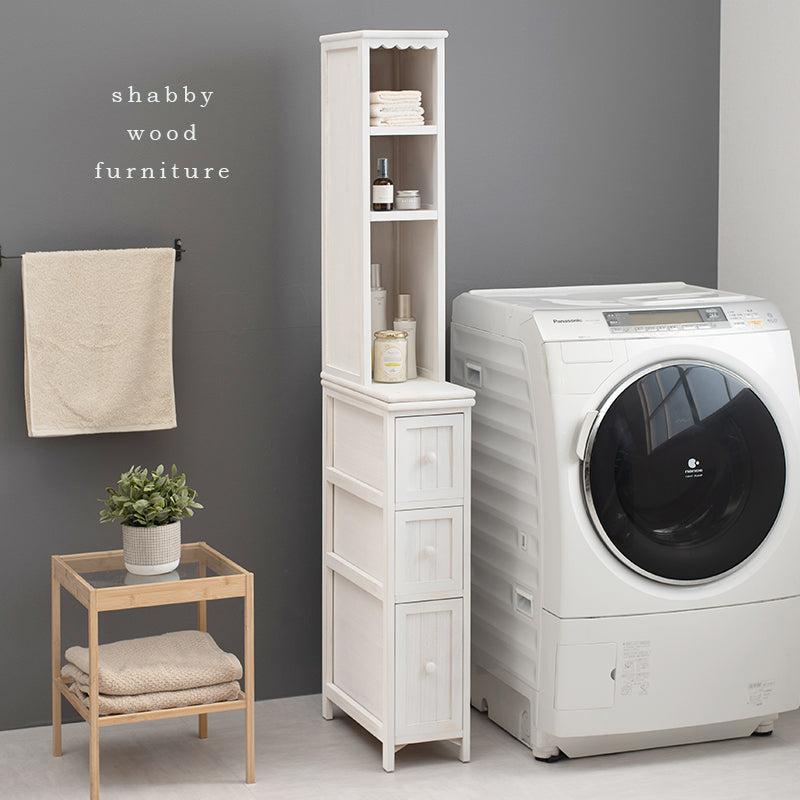チェスト 収納家具 ランドリー 長年愛用 アンティーク加工 可愛らしい シャビ おしゃれ 北欧 シンプル モダン