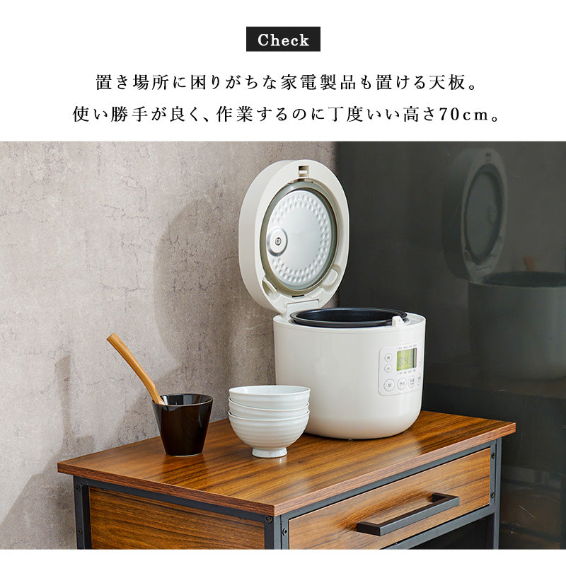 ワゴン キッチン収納 収納 作業スペース 補助テーブル キッチンワゴン 作業 スペース 補助 テーブル 快適 天板