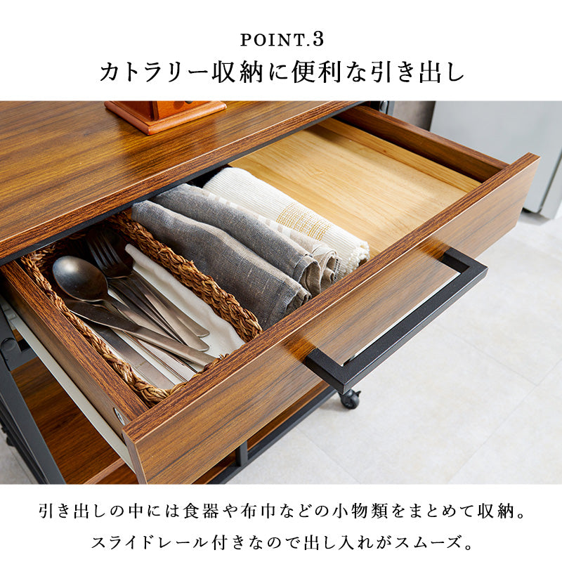 ワゴン キッチン収納 収納 作業スペース 補助テーブル キッチンワゴン 作業 スペース 補助 テーブル 快適 天板