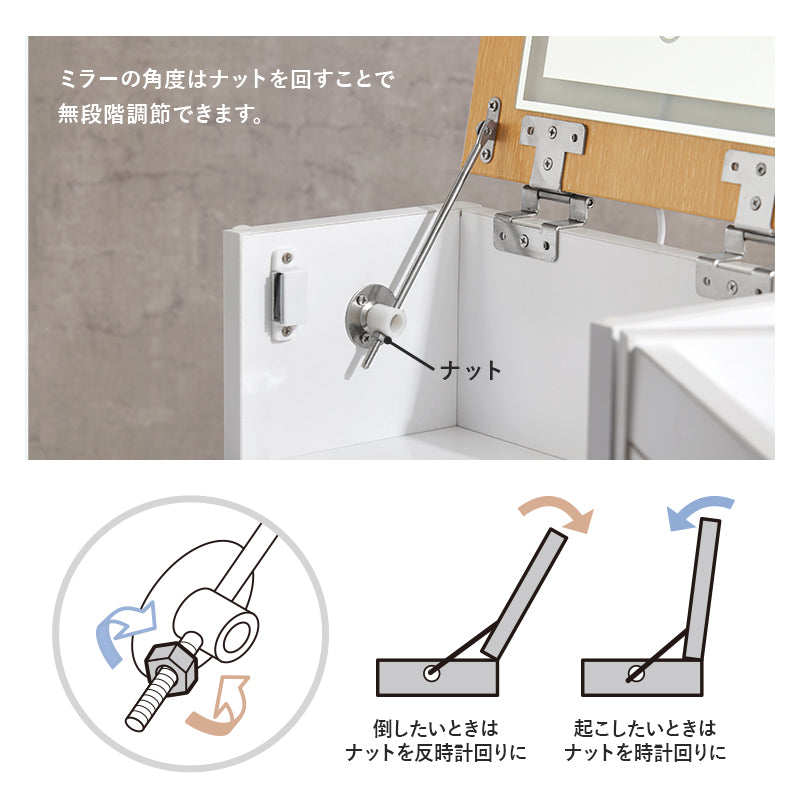 コスメワゴン ドレッサー コスメボックス コンパクト 収納 メイク 容量収納コスメワゴン 普段 リビング 容量