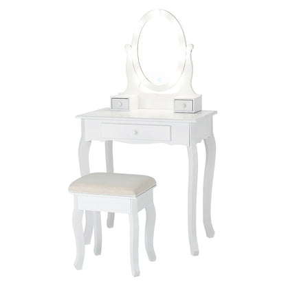 ドレッサー 女優ライト 女優 ライト 雰囲気 堪能 曲線脚 曲線 スツール おしゃれ 北欧 コンパクト 鏡付き