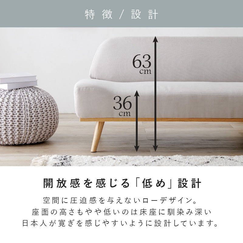 ソファ レスト2P カウチソファ 圧迫感 ローデザイン 圧迫 ロー 二人 肘掛け おしゃれ 北欧 コンパクト
