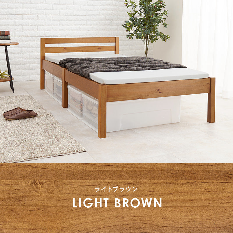 組立簡単 シングルベッド ネジなし 工具 模様替え 木製すのこベッド 引っ越し 便利 セミダブル クイーン
