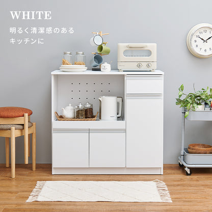 キッチンカウンター キッチン収納 食器棚 レンジ台 ラック カウンターキャビネット 作業 天板 調理器具