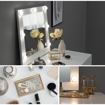ドレッサー 女優ライト 女優 ライト ベロア クッション スツール おしゃれ 北欧 コンパクト 鏡付き 化粧台