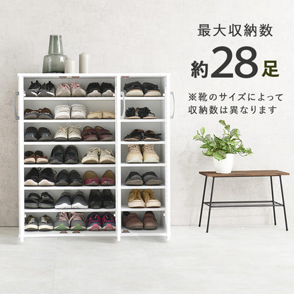 ルーバーシューズラック 玄関 収納家具 押入れ収納 収納 通気 ルーバー扉 シューズラック ルーバー 背面 湿気