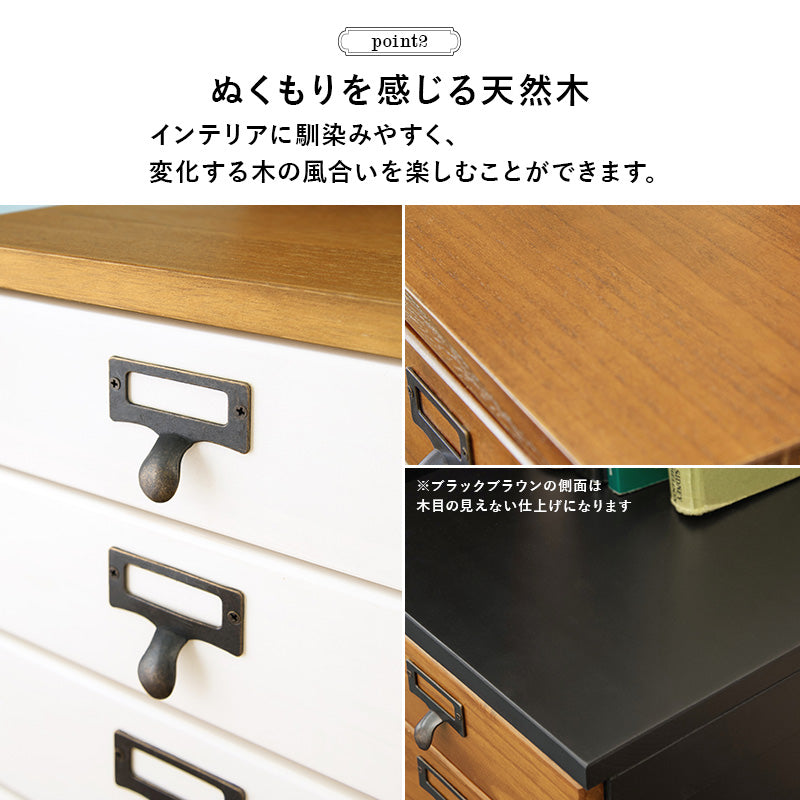 収納家具 ランドリー 多段チェスト キャスター 移動 引出し クリア ファイル 書類 おしゃれ 北欧 シンプル