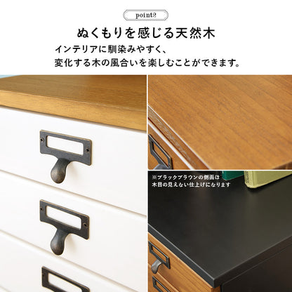 収納家具 ランドリー 多段チェスト キャスター 移動 引出し クリア ファイル 書類 おしゃれ 北欧 シンプル