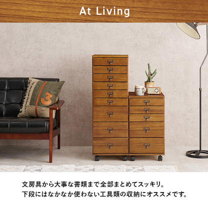 収納家具 ランドリー 多段チェスト キャスター 移動 引出し クリア ファイル 書類 おしゃれ 北欧 シンプル