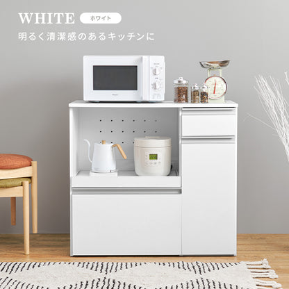 キッチンカウンター 収納庫タイプ キッチン収納 食器棚 レンジ台 ラック カウンターキャビネット 作業 天板